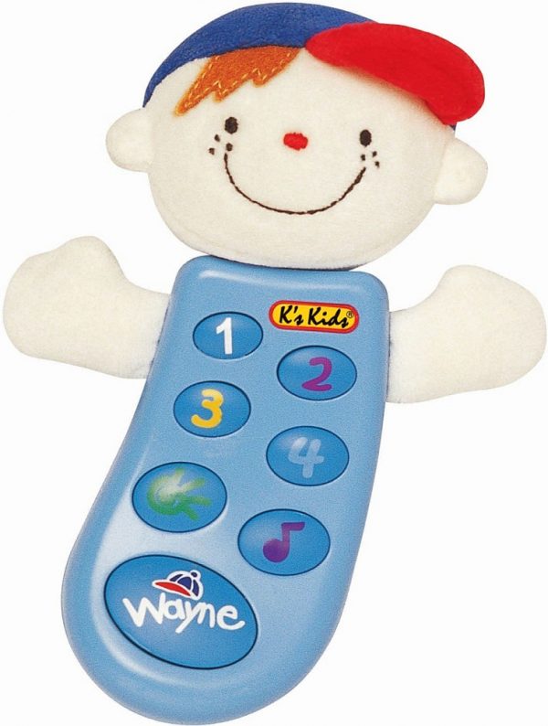 Detský telefón Wayne - svetlo modrý