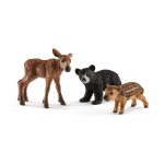 Set modelov zvieratiek - lesné zvieratká