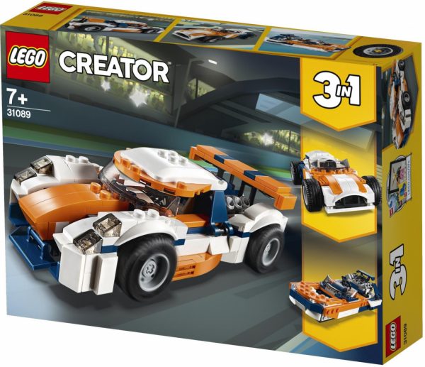 LEGO CREATOR Oranžové pretekárske auto