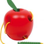Drevená hračka „Prevliekacie jablko“