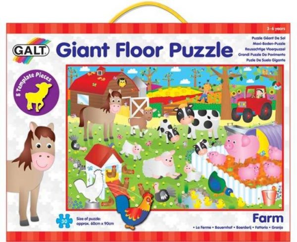GALT Veľké podlahové puzzle - Na farme