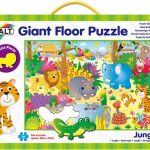 GALT Veľké podlahové puzzle Zvieratká v džungli