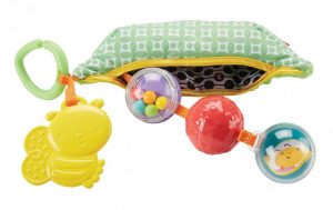 Hrkálka plyšový hrášok Fisher Price Hrkálka plyšový hrášok Fisher Price 25DRD79