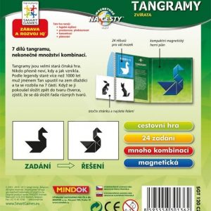 Magnetická hra Tangramy Zvieratá Smart Games 136