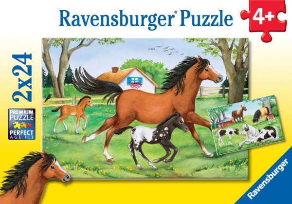 Svet koní Ravensburger puzzle 2x24 D 2408882