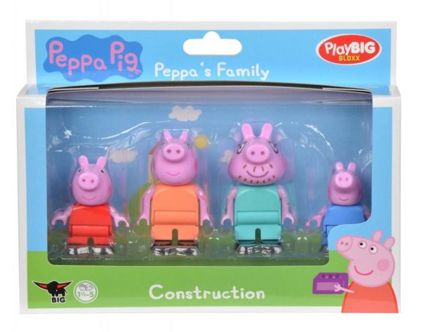 Peppa Pig Figúrky Rodina PlayBig BLOXX B 57113