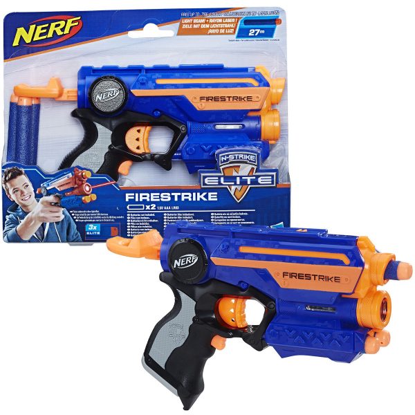 NERF Elite Firestrike pištoľ s laserovým zameriavavním