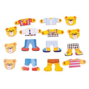 Oblékací puzzle Medvědí rodinka Bigjigs Toys