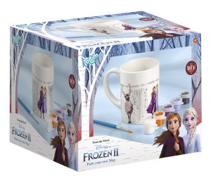 Kreatívna sada Frozen II Maľovanie hrnčeka Totum Kreatívna sada Frozen II Maľovanie hrnčeka Totum t680760
