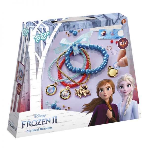 Kreatívna sada Frozen II Kreatívna sada ľadové kráľovstvo Frozen II Korálkové náramky Totum t680746