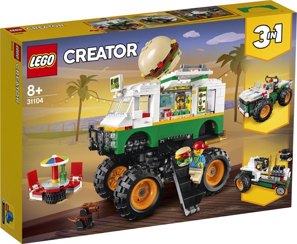 LEGO Creator Hamburgerový Monster truck 31104
