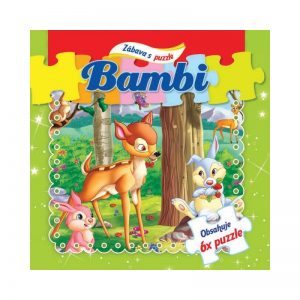 Puzzle kniha Bambi 054 puzzle kniha Bambi 12490
