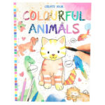 Zošit kreatívny Colourful Animals Create Your