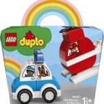LEGO Duplo Hasičský vrtuľník a policajné auto 10957