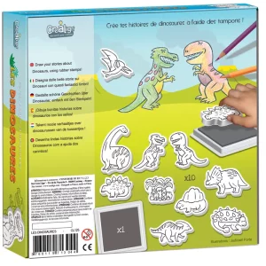 Pečiatky Dinosaury 10 ks CreaLign