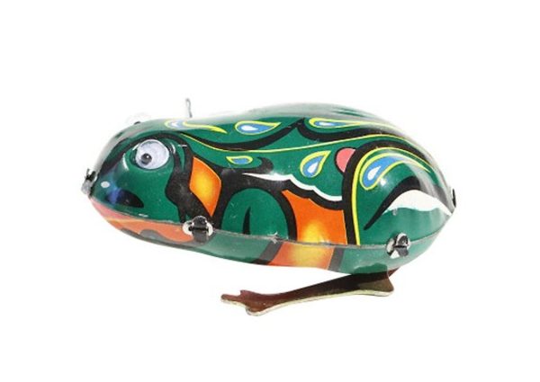Skákajúca retro žaba na kľúčik kov Bass&Bass