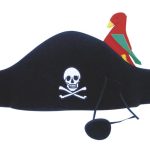 Pirátsky set klobúk a pirátske oko Bass&Bass