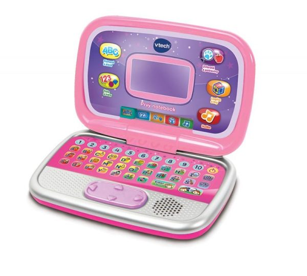 Prvý elektronický notebook ružový SK Vtech ME 80196359