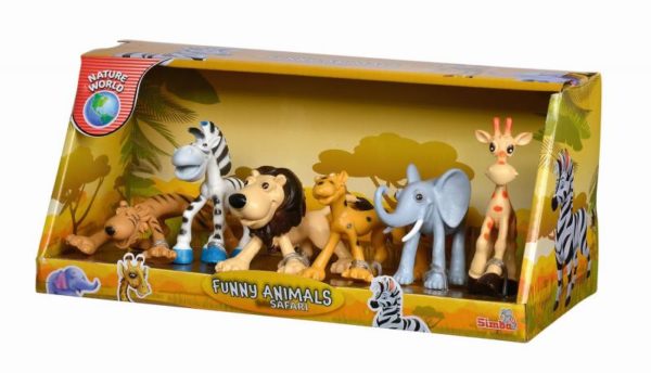 Veselé zvieratká Safari 6 ks Simba