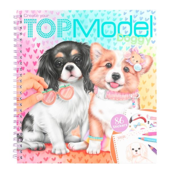 Maľovanky Doggy Top Model