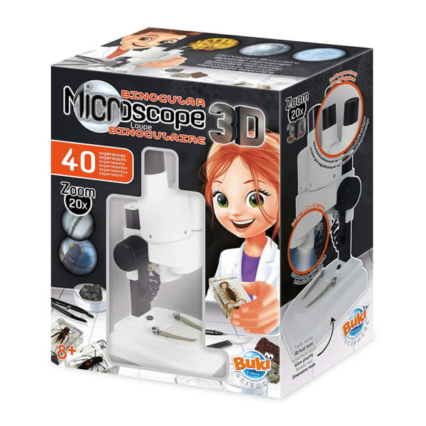 MR500 3D Binokulárny detský mikroskop Buki