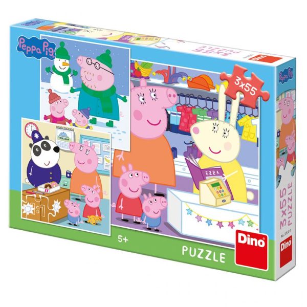 Puzzle Peppa Pig: Veselé popoludnie 3 x 55 d 1