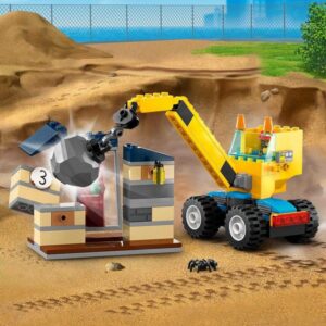 Stavebná dodávka a demolačný žeriav LEGO City 6