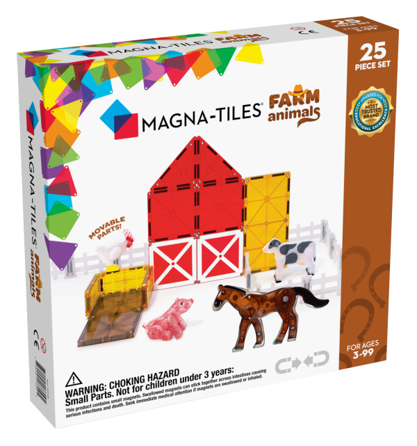 Magnetická stavebnica Farm 25 dielov Magna Tiles MT-22125