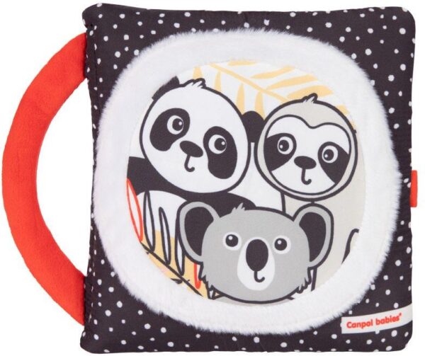 Senzorická zmyslová knižka Panda BabiesBoo 1