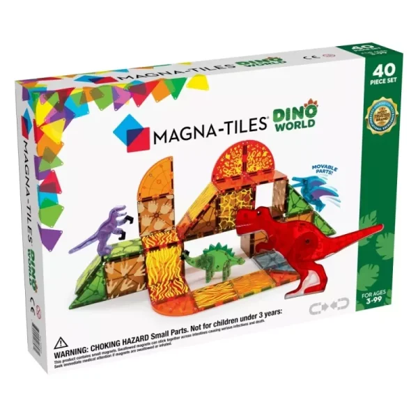 Magnetická stavebnica Dino 40 dielov Magna Tiles MT-22840