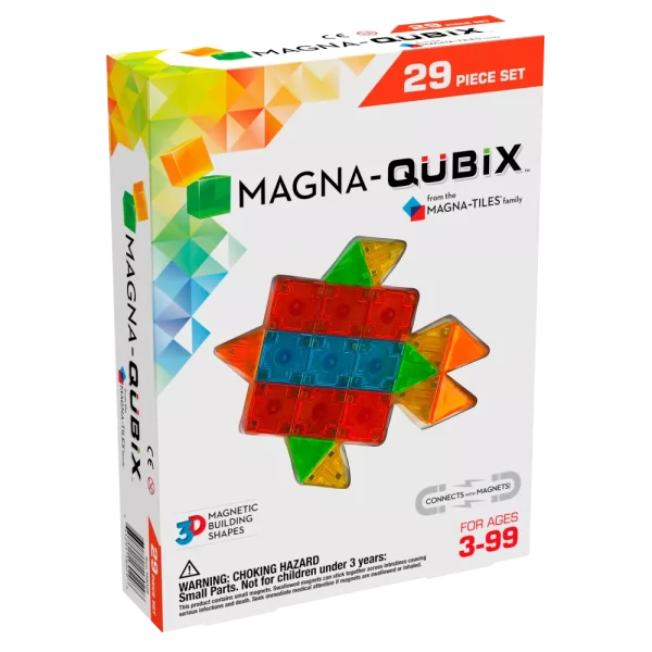 Magnetická stavebnica Qubix 29 dielov Magna Tiles MT-18029