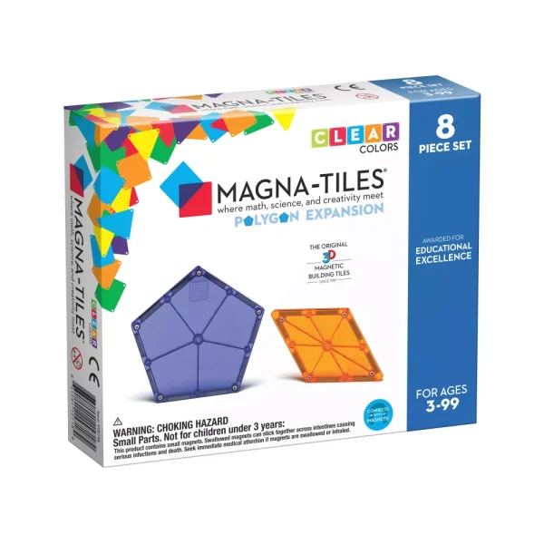 Magnetická stavebnica Polygons 8 dielov Magna Tiles MT-15718